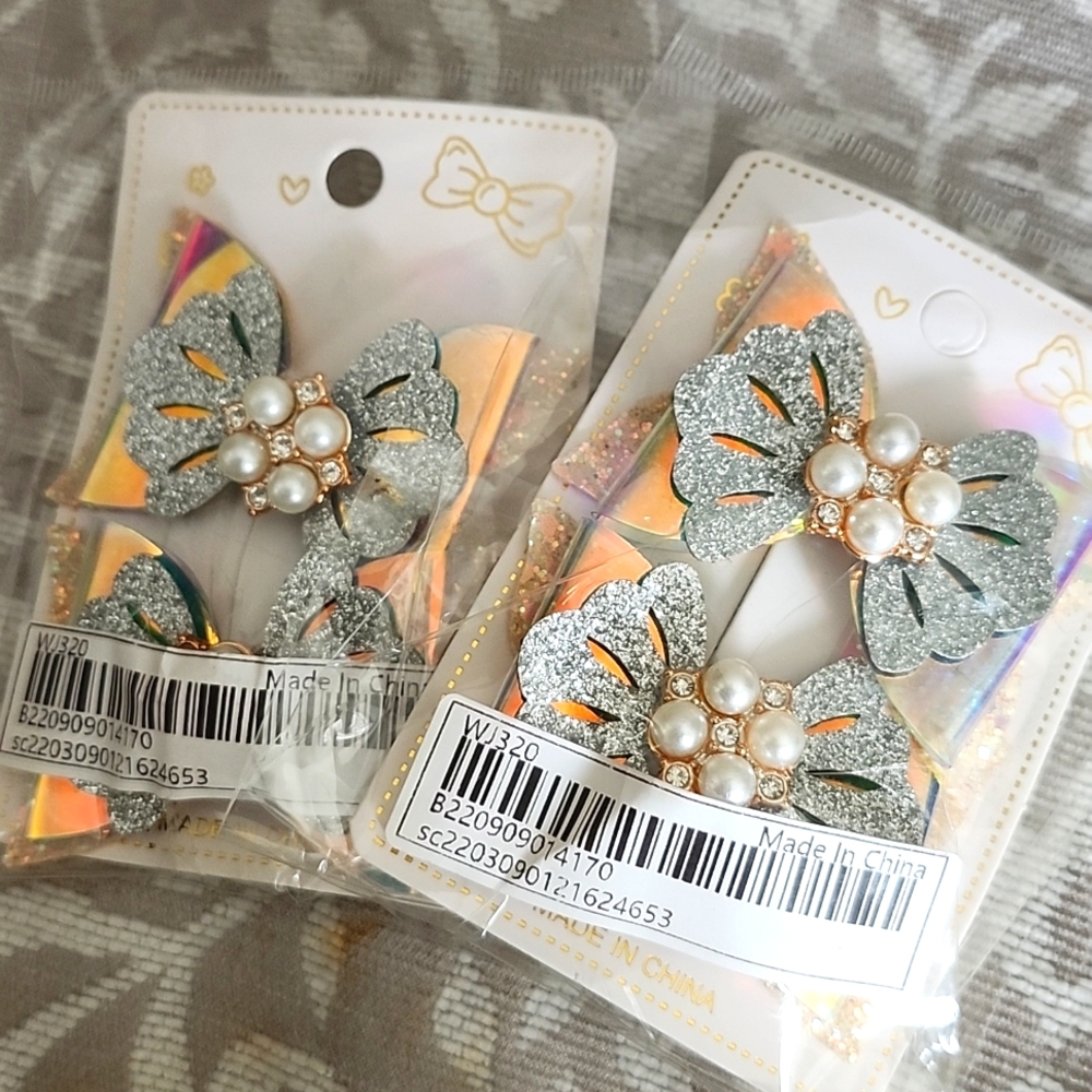 iridescent pearl bow